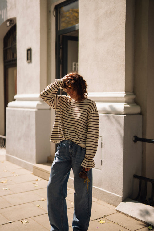 Longsleeve PALOMA brąz