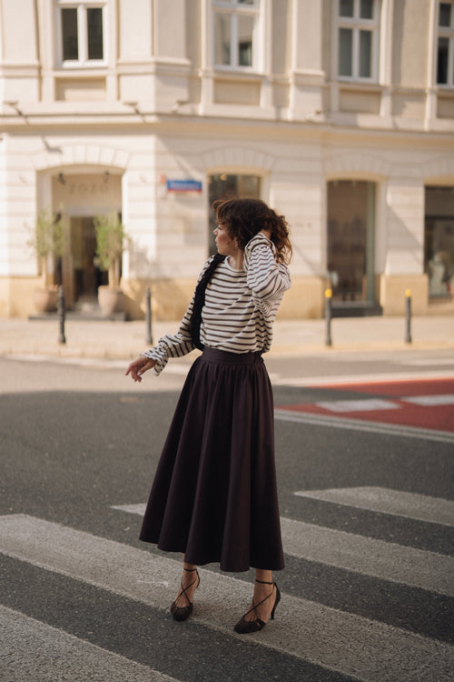 Longsleeve PALOMA brąz