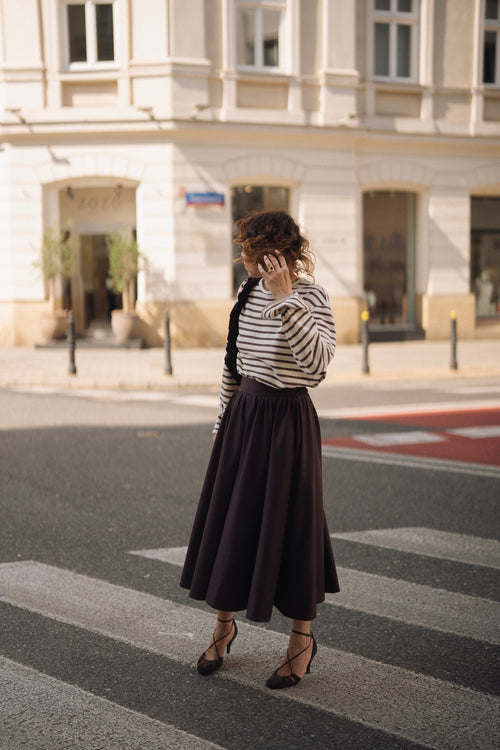 Longsleeve PALOMA brąz