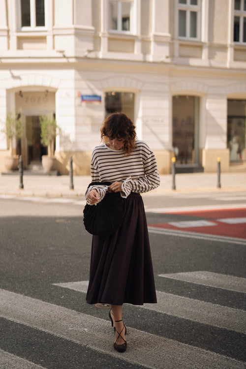 Longsleeve PALOMA brąz