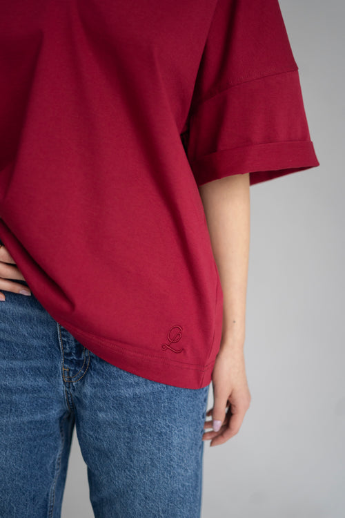 T-shirt CLARA bordowy