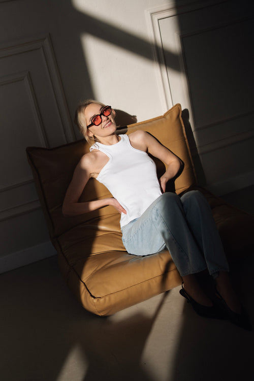Tank top Émie biały