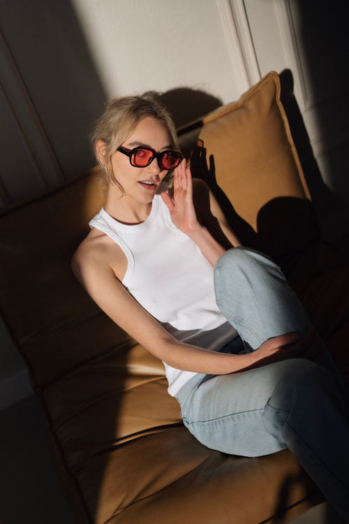 Tank top Émie biały