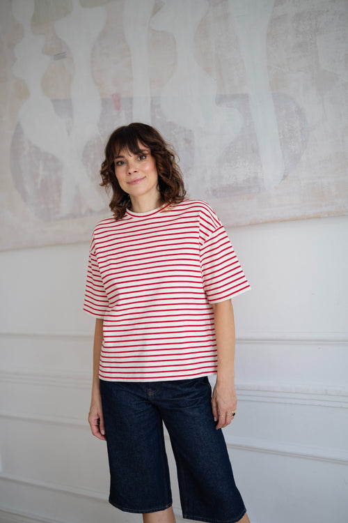 T-Shirt RENÉE czerwony