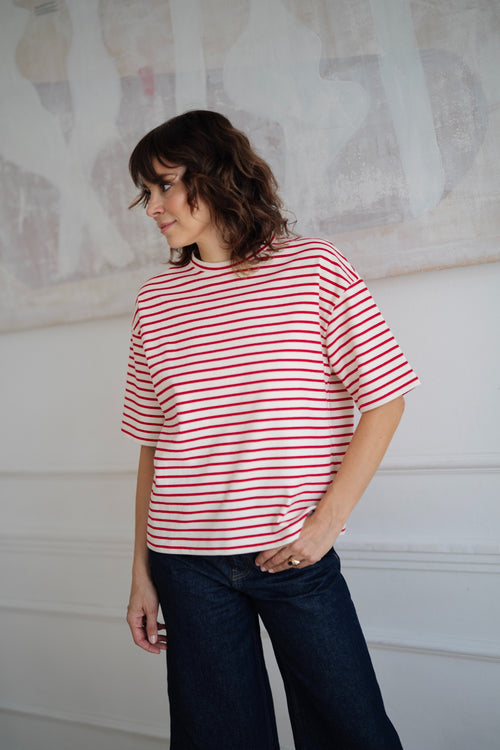 T-Shirt RENÉE czerwony