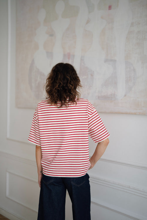 T-Shirt RENÉE czerwony