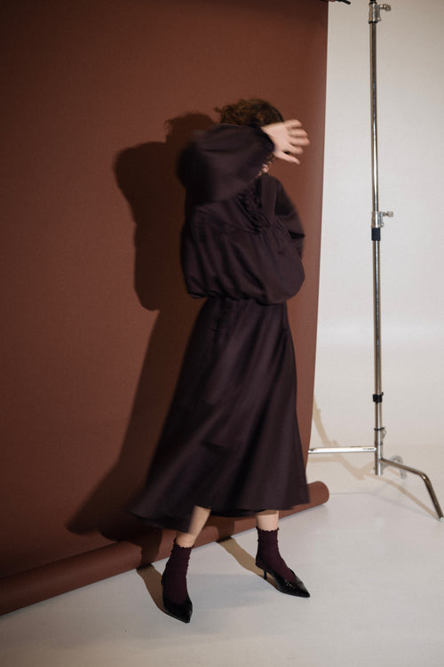 Koszula CLÉMENCE oberżyna