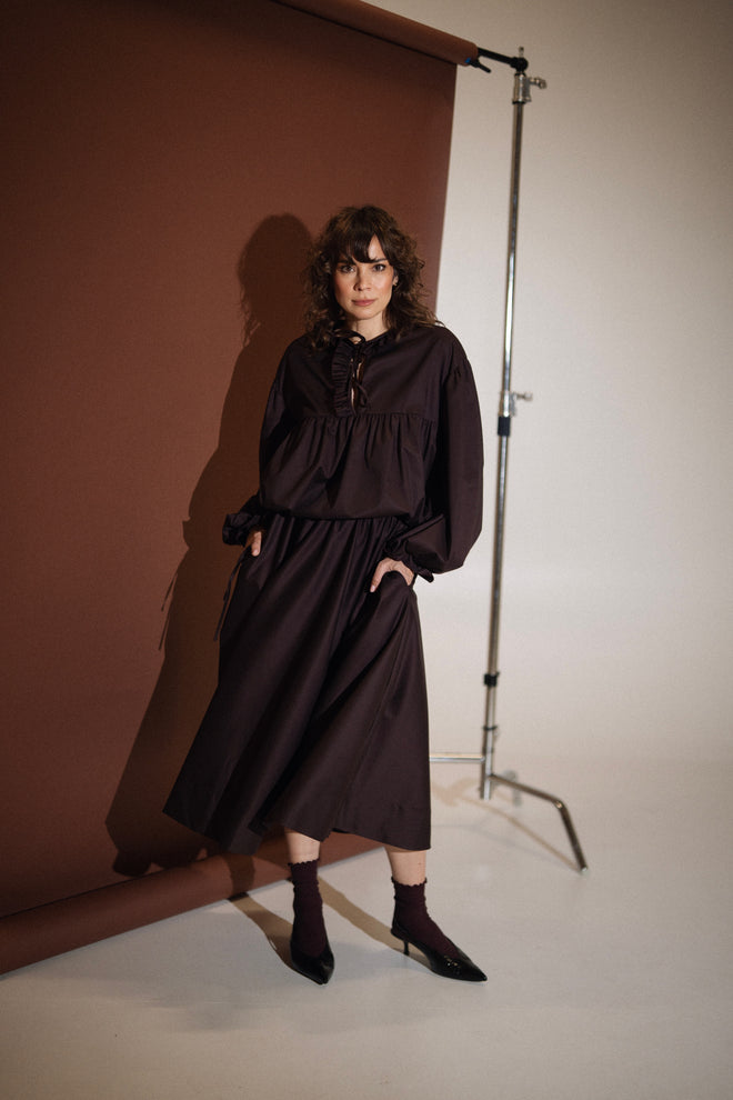 Spódnica LINDA oberżyna