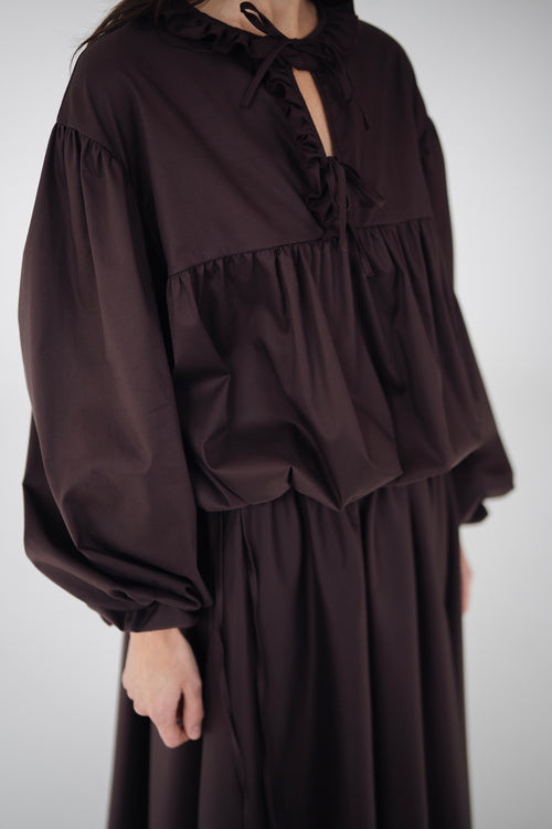 Koszula CLÉMENCE oberżyna