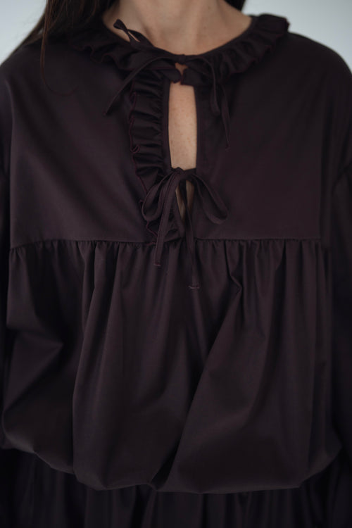 Koszula CLÉMENCE oberżyna