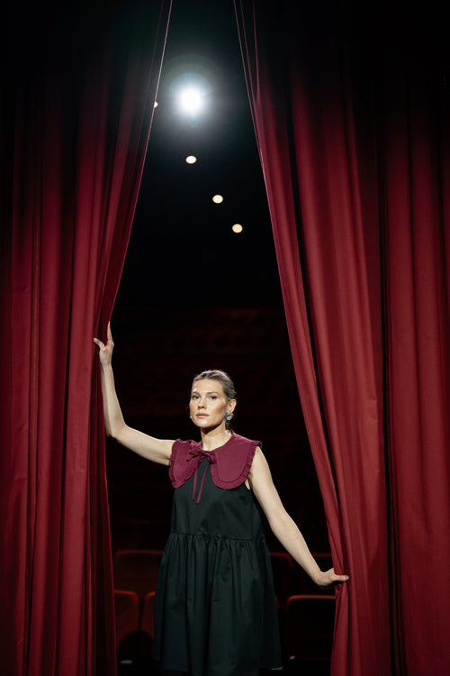 Kołnierzyk EDDY bordo