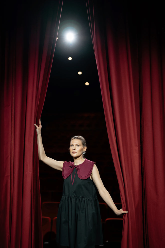 Kołnierzyk EDDY bordo