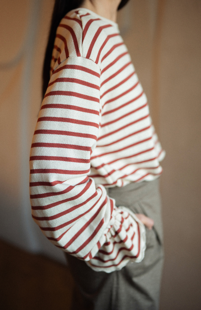Longsleeve PALOMA terakota